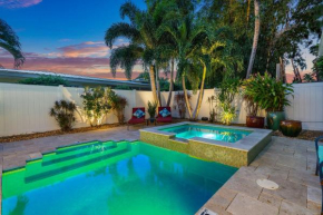 Heated Pool-Spa & Putting Green! Walk to The Ave, 1mi to beach!
